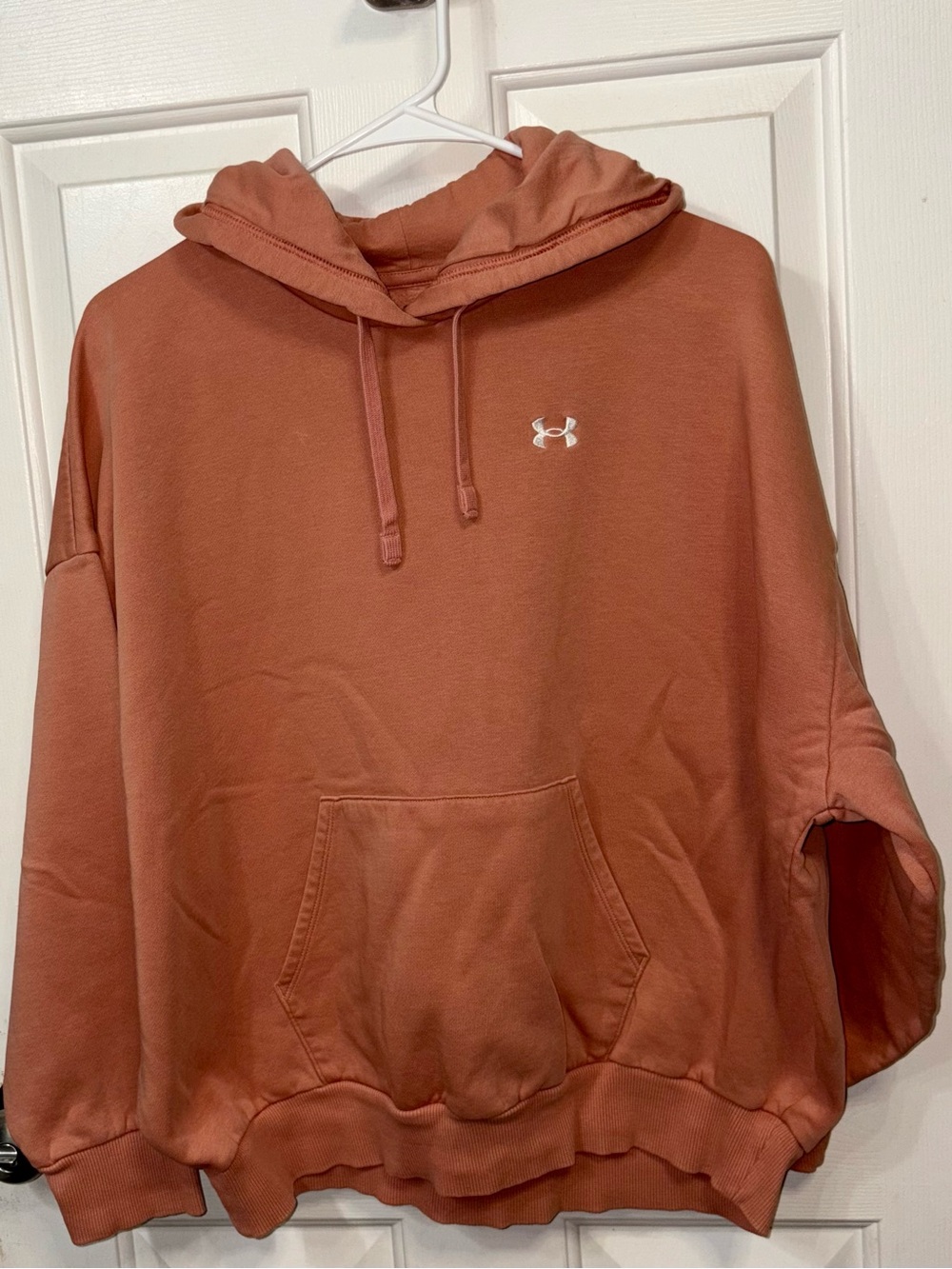 Under Armour Rust Orange Crewneck Hoodie